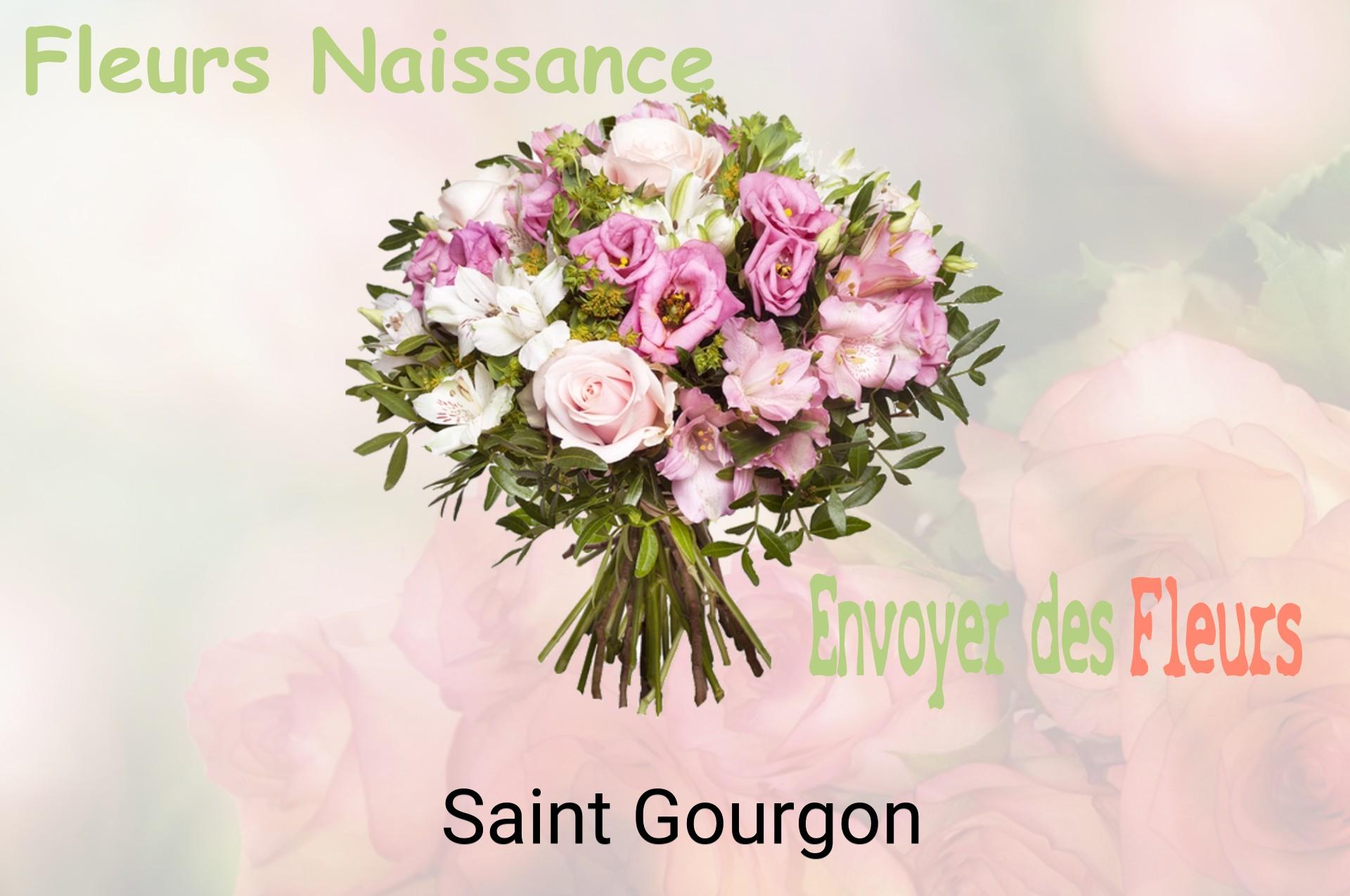 Bouquet de fleurs de naissance livré à Saint-Gourgon